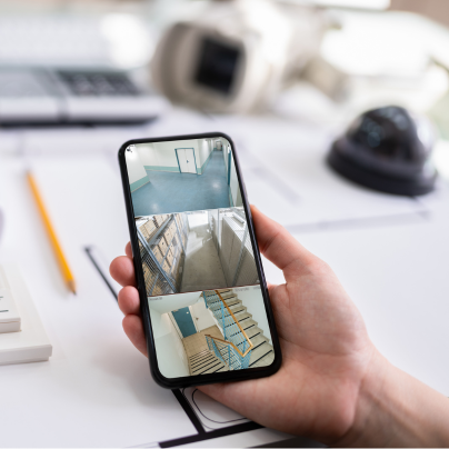 Fort Lauderdale security camera feed on cell phone